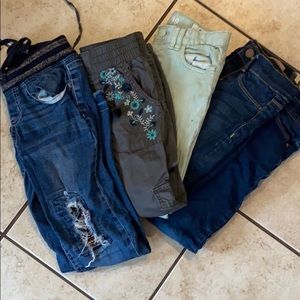 Lot of girls size 7/8 pants/jeans